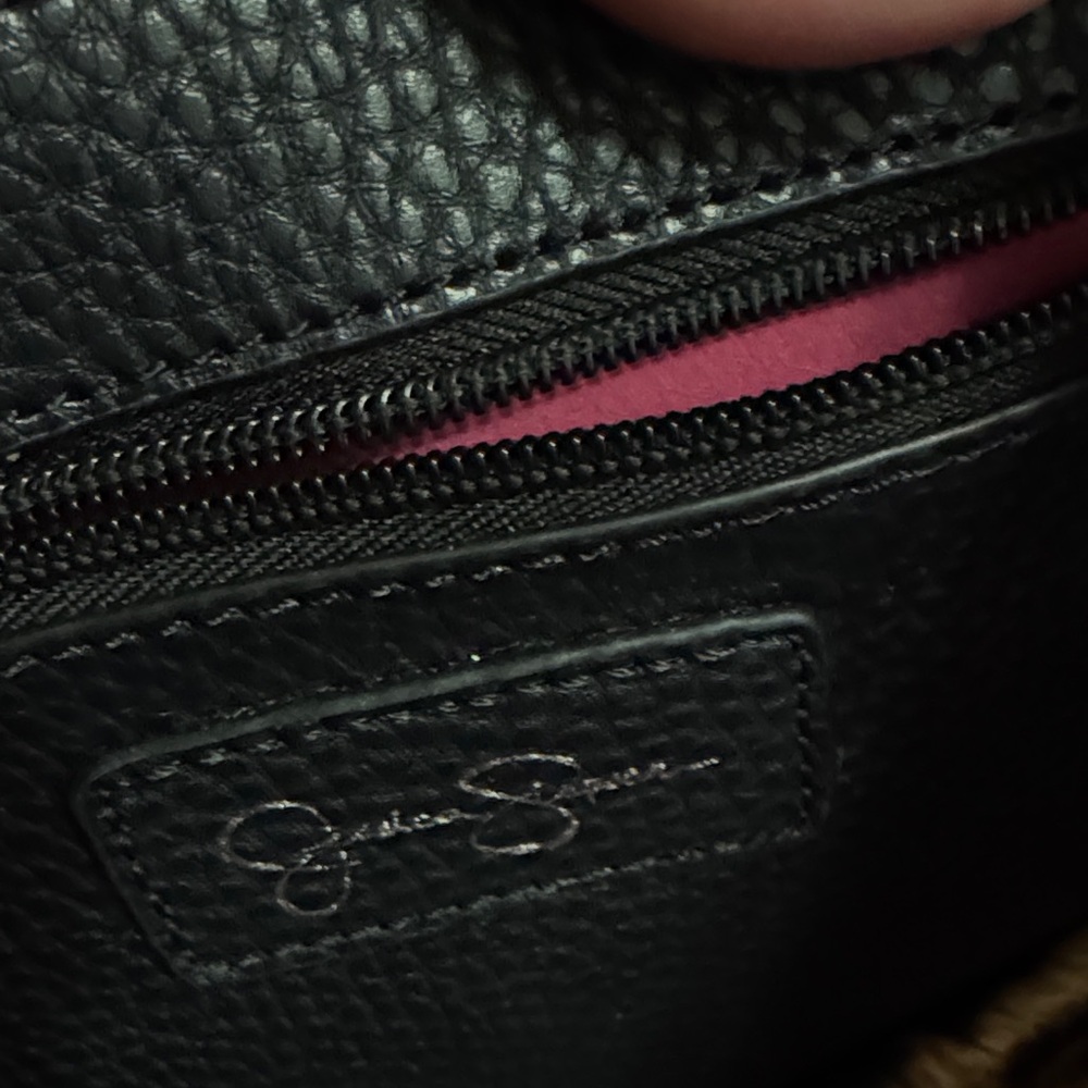 Jessica Simpson Black Tote with Metal Eyelets - Picture 5 of 12